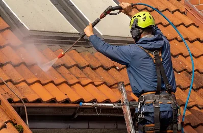 Démoussage et hydrofuge de toiture à Lohuec